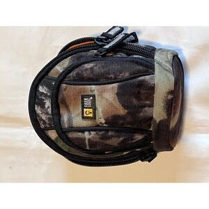 Case Logic Camouflage Padded Camera Pouch Case with Belt Loop Orange Interior
